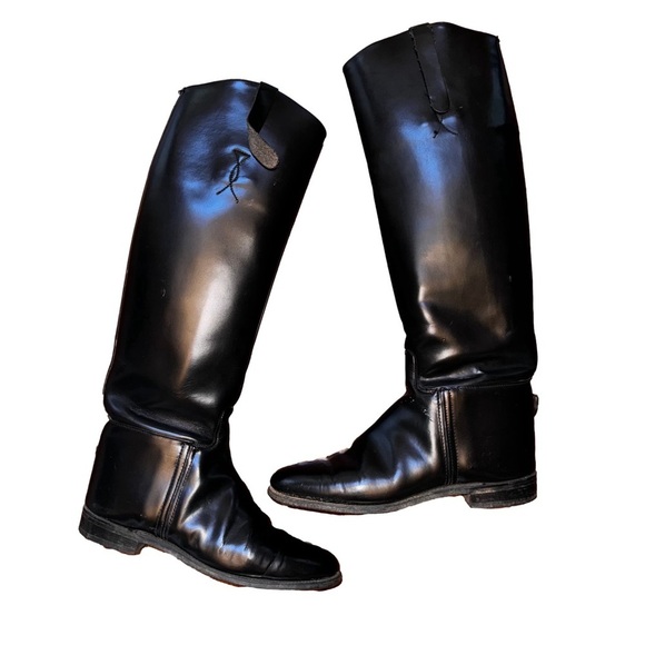 Dehner Shoes - Imperial Marlborough Riding Boots Black Leather Equestrian Tall Size 6